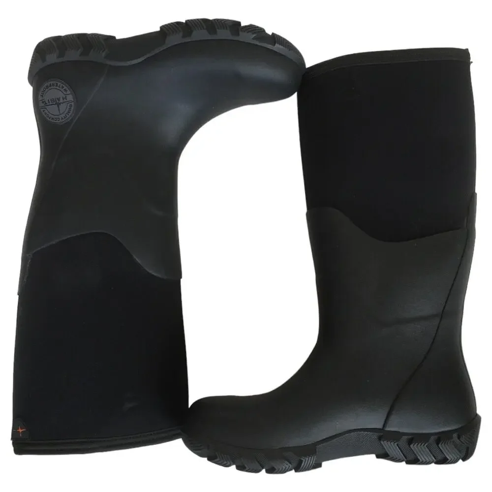 Habit Boots Mens 7 Waterproof Quality Comfort 15 All Weather Rubber Black